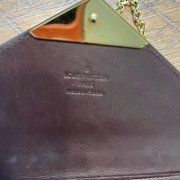 Felicie Poochette crossbody with gold chain - Picture 2 of 5